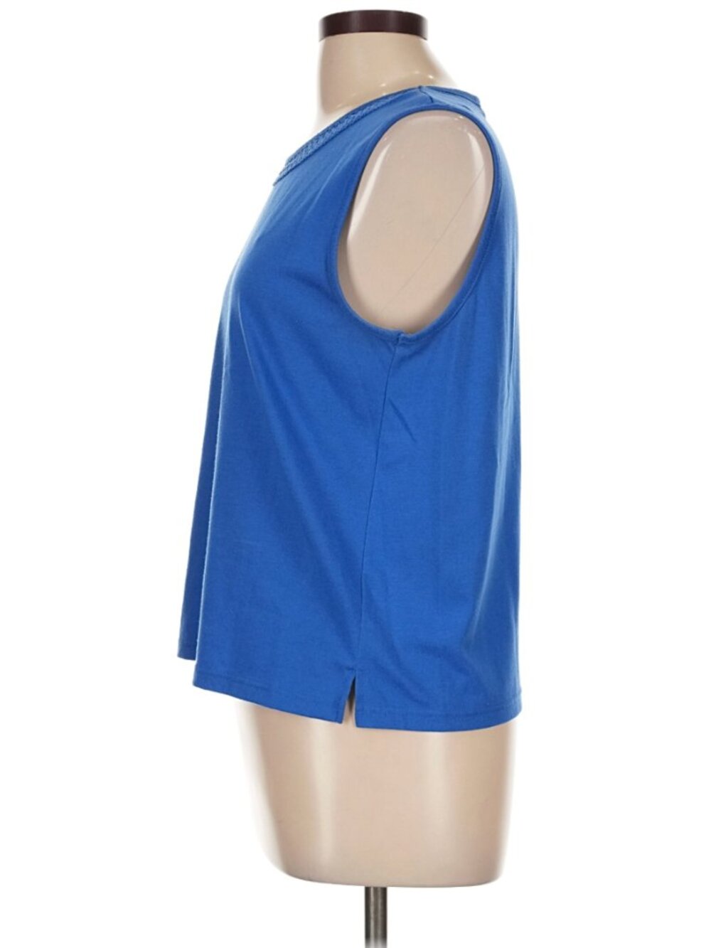Jenny Boston Boutique Sleeveless Lightweight Tank Top in Royal Blue - Size Large - Picture 4 of 7